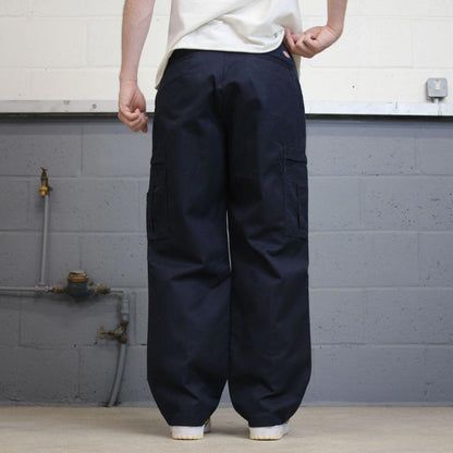 Loose Dickies cargo trousers W32L30 navy loose chino style skater cargo pants