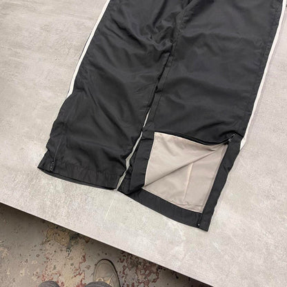 Baggy black Champion trackies S loose y2k tracksuit bottoms