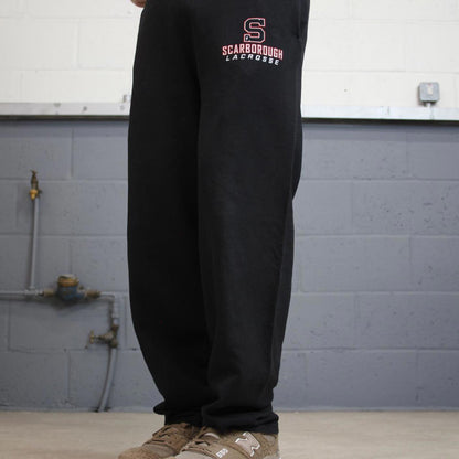 Y2k black Champion joggers S Loose sweatpants embroidered logo