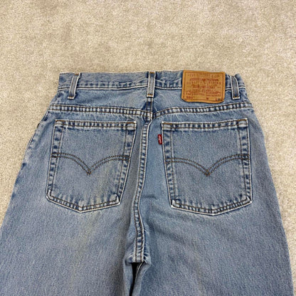 Blue Levis 550 jeans size size 10 W29L32 women's y2k 90s style tapered leg relaxed fit