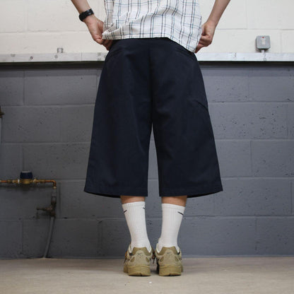 Dickies long baggy shorts chino carpenter navy Cargo style skater / surf shorts summer festival