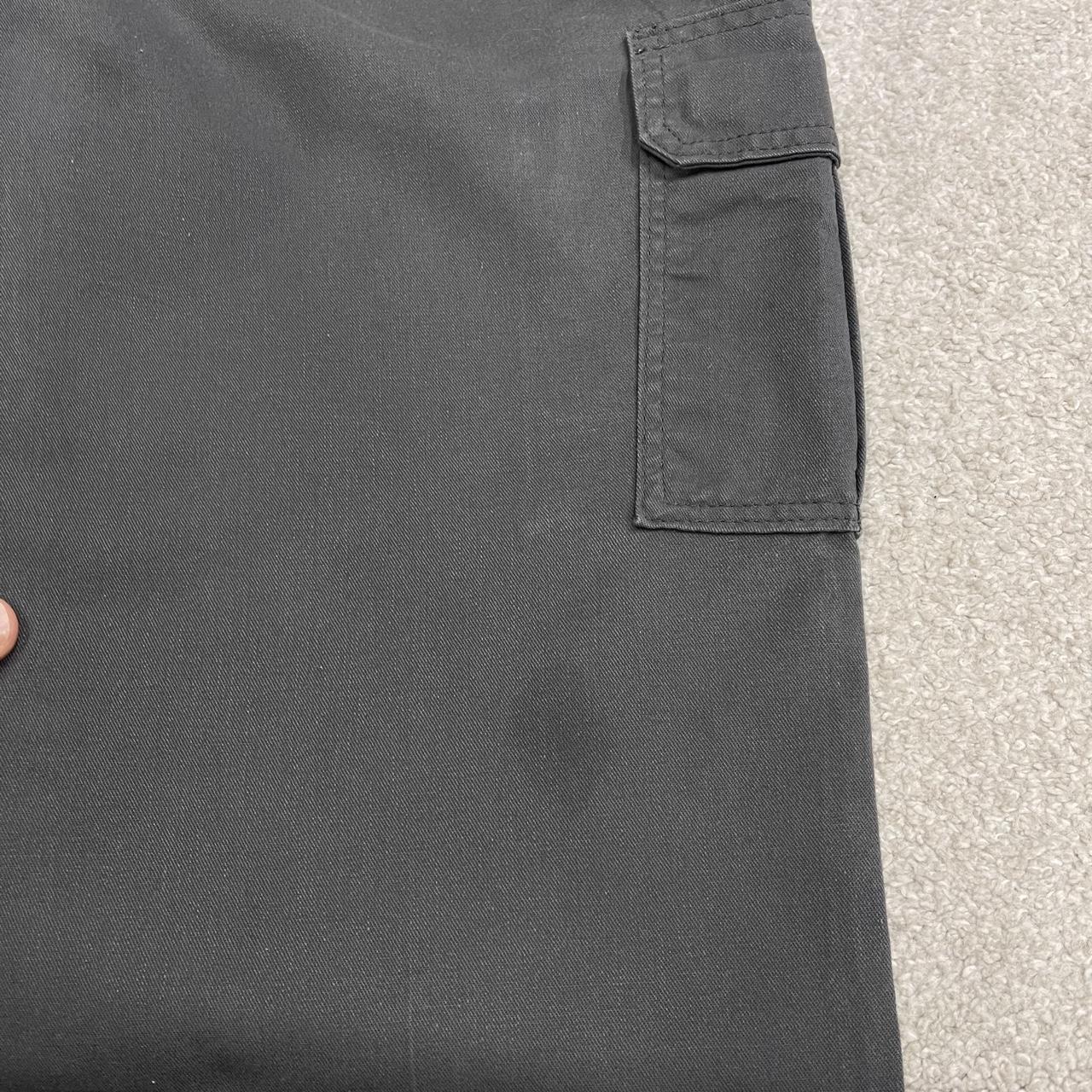 Y2K Dickies cargo trousers regular straight fit grey Chino skater style surf pants utility pockets
