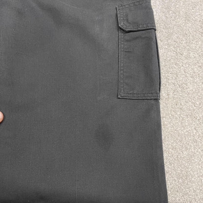 Y2K Dickies cargo trousers regular straight fit grey Chino skater style surf pants utility pockets