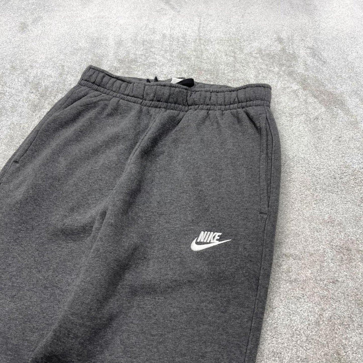 Vintage y2k Nike sweatpants joggers grey Swoosh logo gym drawstring track pants