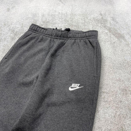 Vintage y2k Nike sweatpants joggers grey Swoosh logo gym drawstring track pants