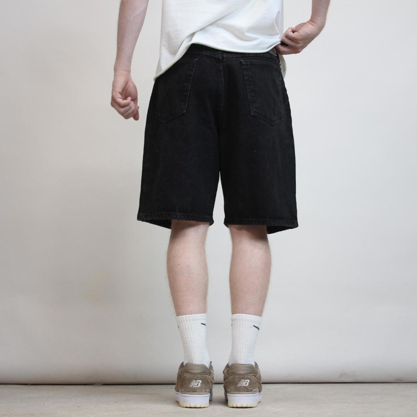 Mens Baggy Wrangler jorts W34 loose denim skater style shorts