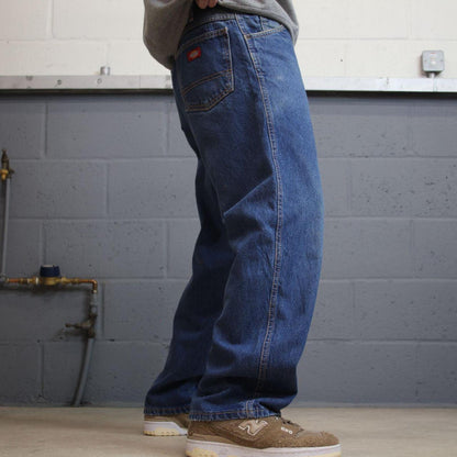 Dickies work jeans loose denim blue Regular fit skate style work pants