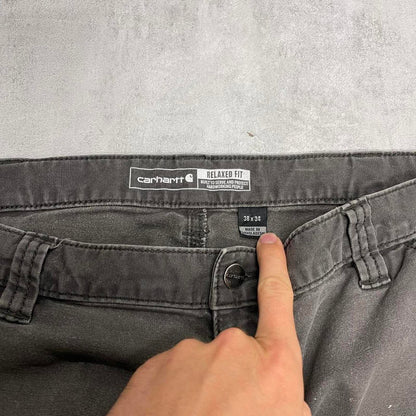 Carhartt carpenter pants W38 L34 grey Loose relaxed fit skate pants