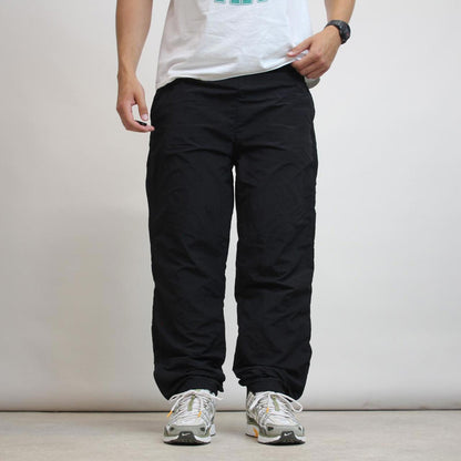 Black Reebok trackies L