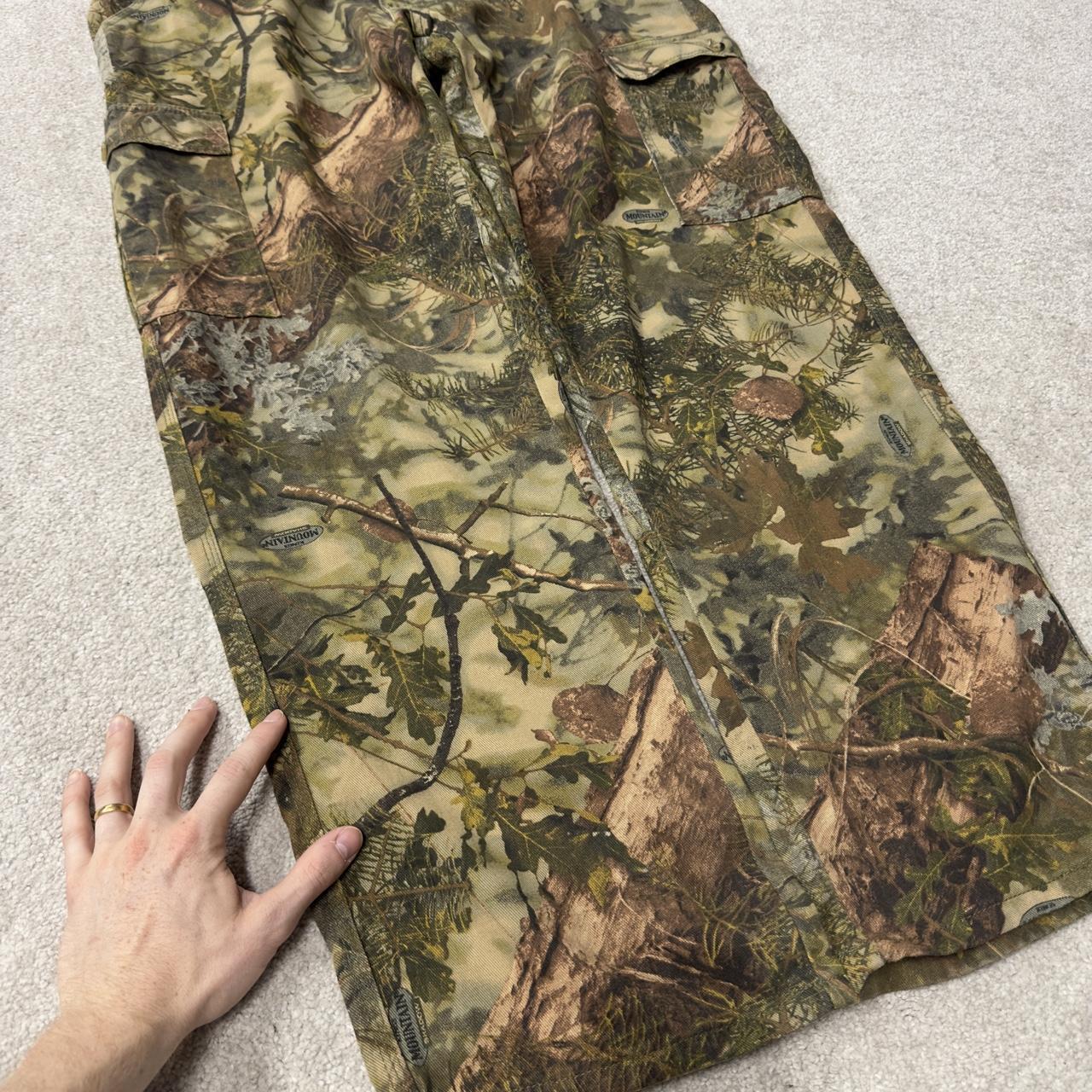 Baggy camo cargo pants y2k utility khaki King’s mountain shadow camouflage hunting wide leg cargos