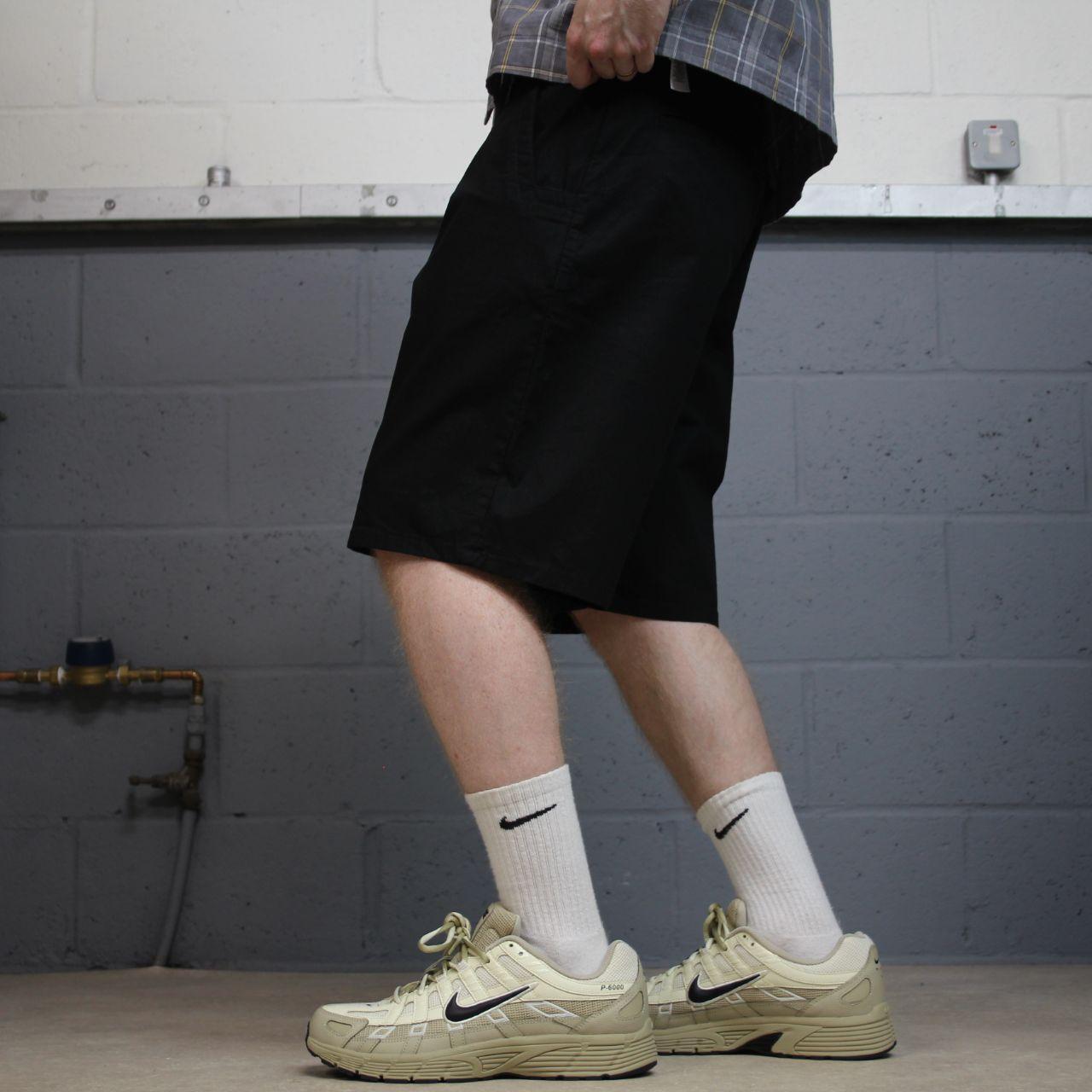 Dickies baggy carpenter shorts black Twill chino skater style shorts wide long leg