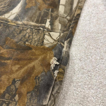 Wrangler camo jeans Realtree khaki Loose leg double knee denim tree camouflage hunting pants