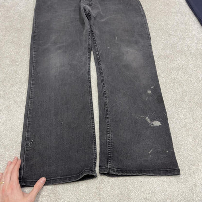 Black Dickies y2k denim jeans Skater / workwear style straight leg flex pants