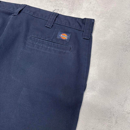 Baggy Dickies cargo trousers skater workwear W38L30 navy twill style chino carpenter pants casual