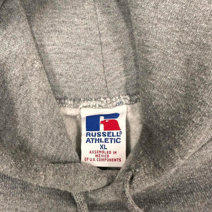 Grey vintage Russell hoodie XL Thick pullover jumper
