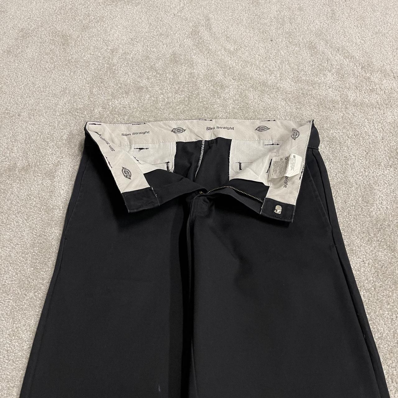 Dickies chino pants black slim fit W30L34 Chino style skate work trousers