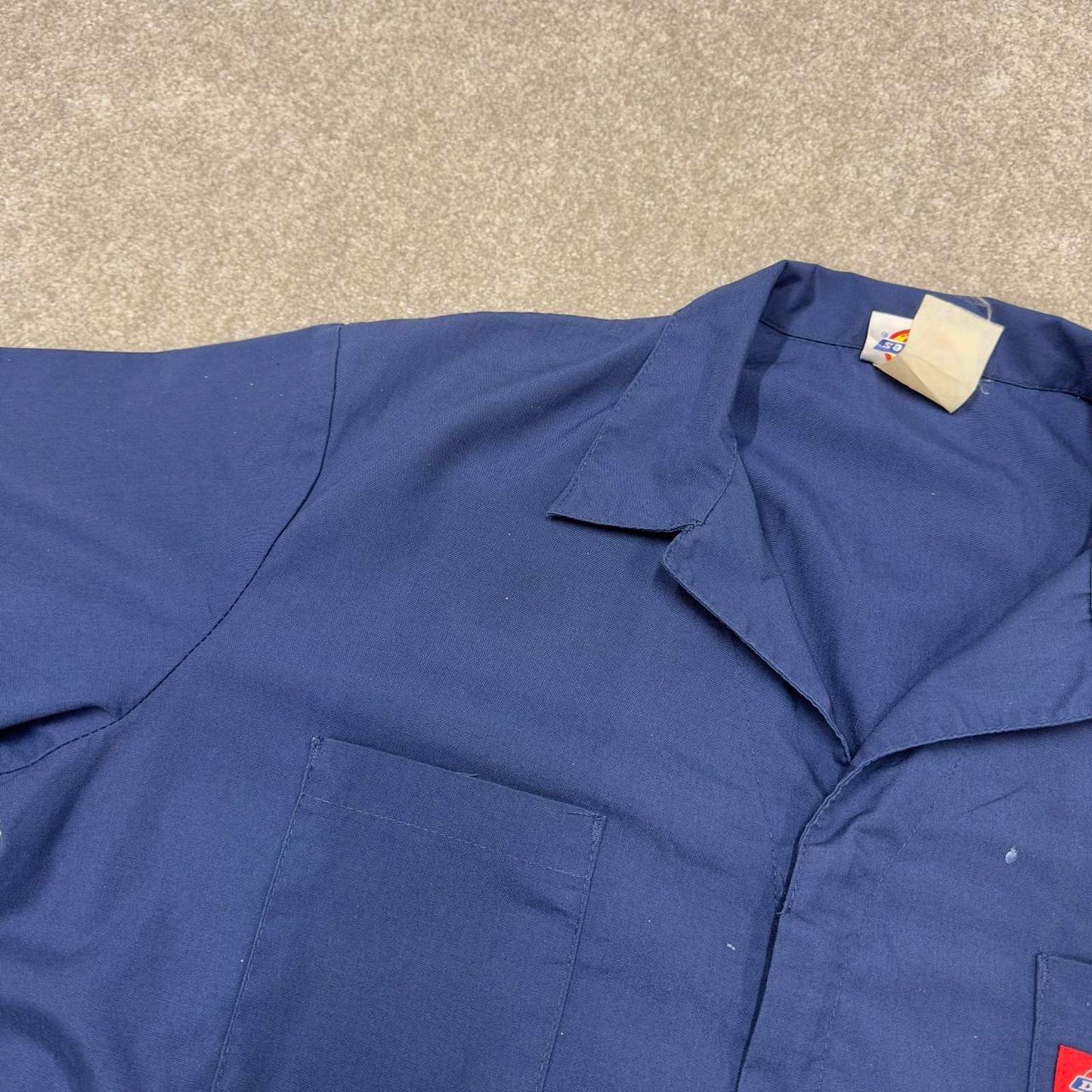 Dickies boilersuit workwear coveralls navy Short sleeve work jumpsuit mechanic overalls