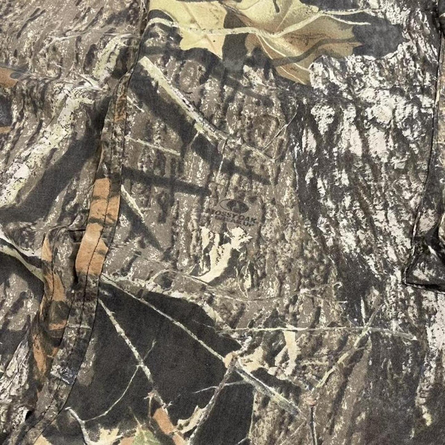 Baggy camo cargo pants brown RedHead Mossy Oak lightweight Rayon floaty camouflage cargos