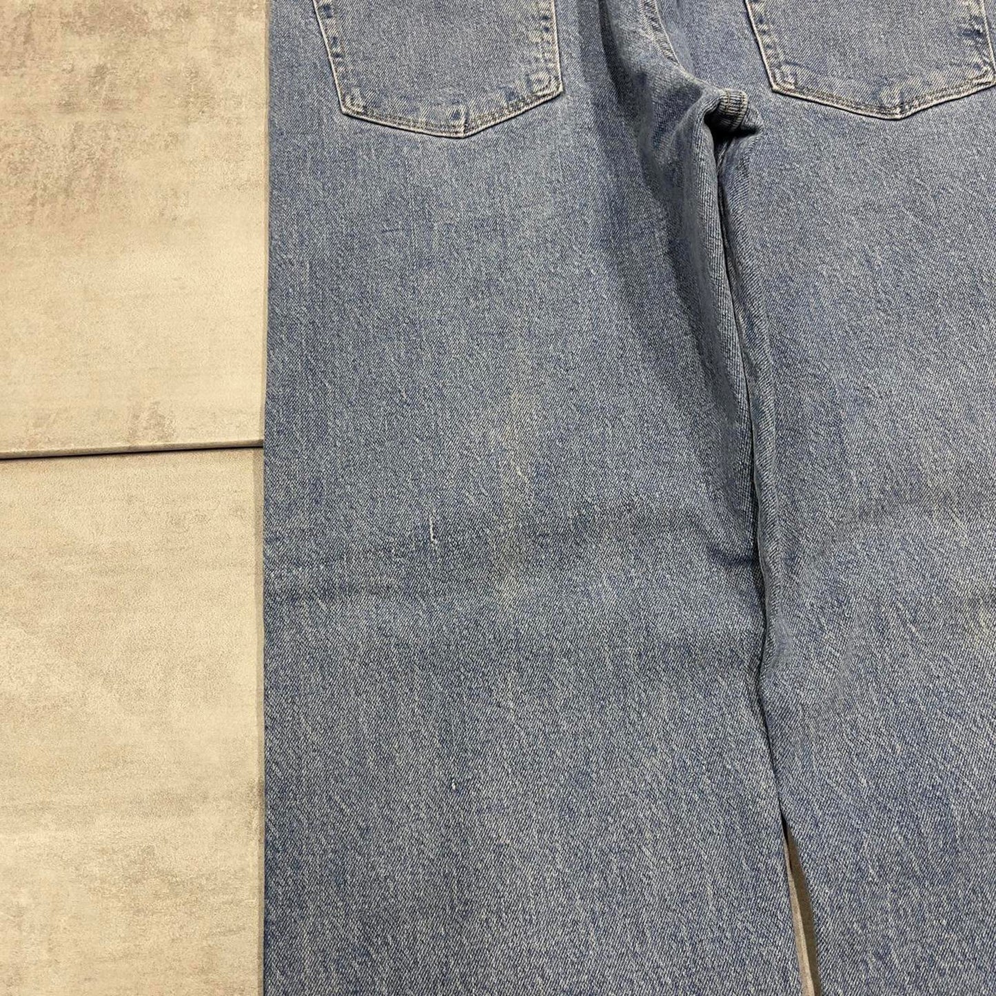 Vintage Wrangler jeans W36L29 blue Wrangler 5 pocket jeans waist patch