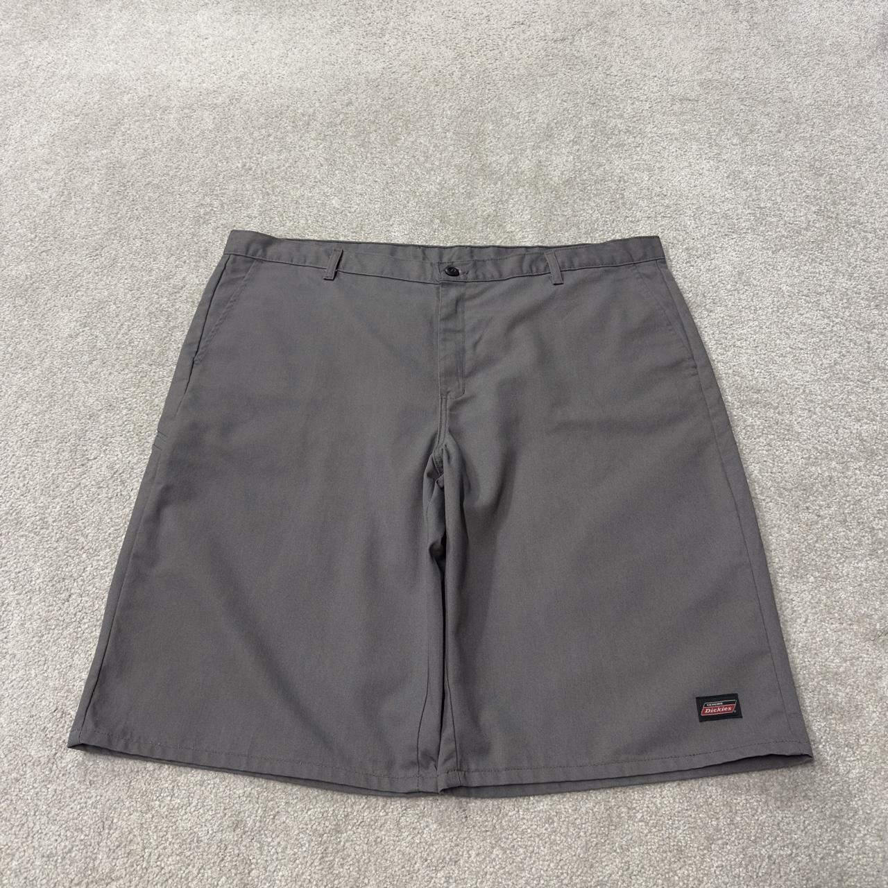 Dickies long baggy shorts W42 grey carpenter Long chino skater style utility workwear belt loops