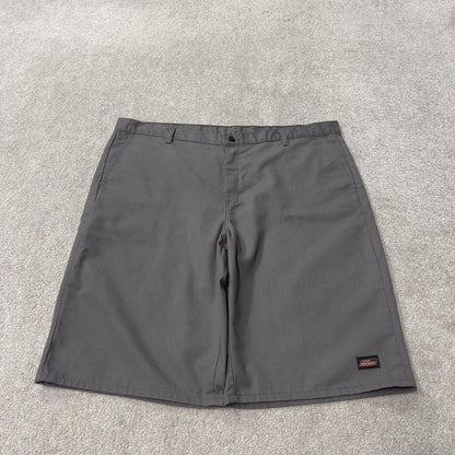Dickies long baggy shorts W42 grey carpenter Long chino skater style utility workwear belt loops