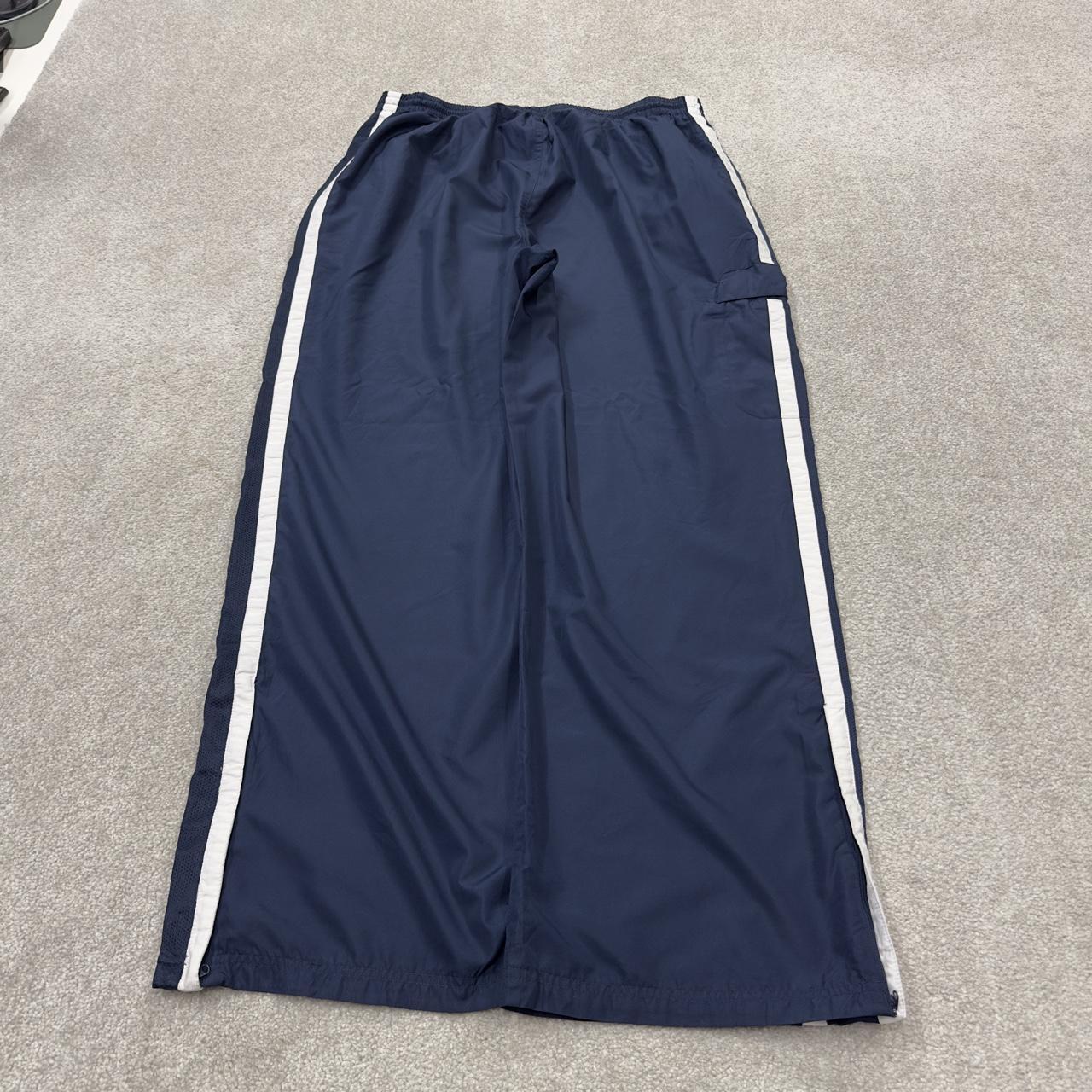Baggy Y2K Reebok tracksuit bottoms navy XXL Wide leg casual 2000s style track pants
