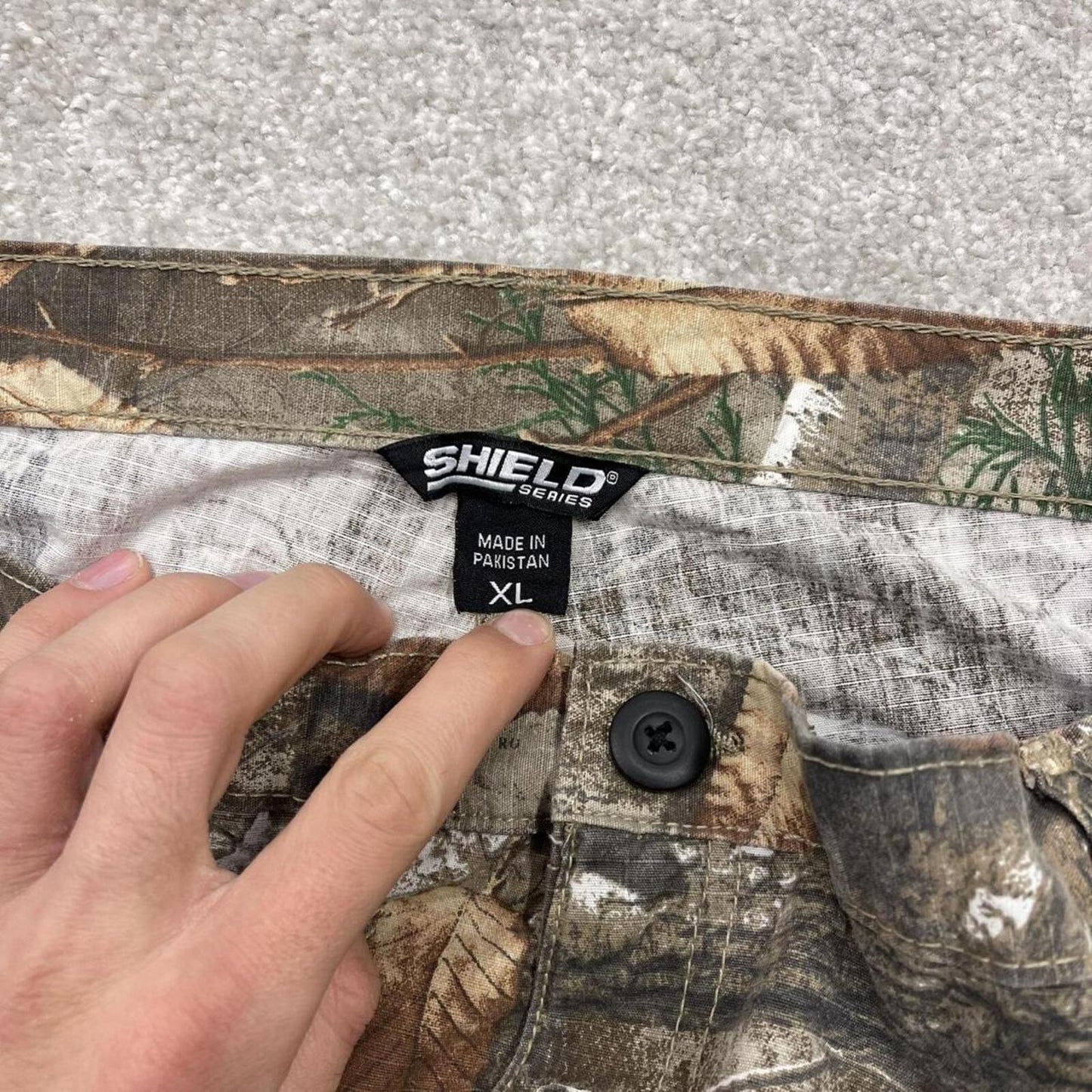 Y2k Realtree camo cargo pants XL brown Loose Shield series camouflage pants