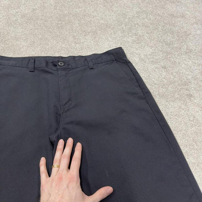 Dickies carpenter shorts long leg black Twill chino skater style shorts loose long leg