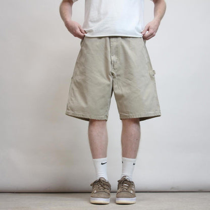 Mens baggy Wrangler carpenter Shorts W36 loose cargo skae shorts