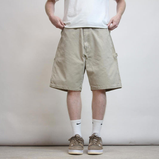 Mens baggy Wrangler carpenter Shorts W36 loose cargo skae shorts