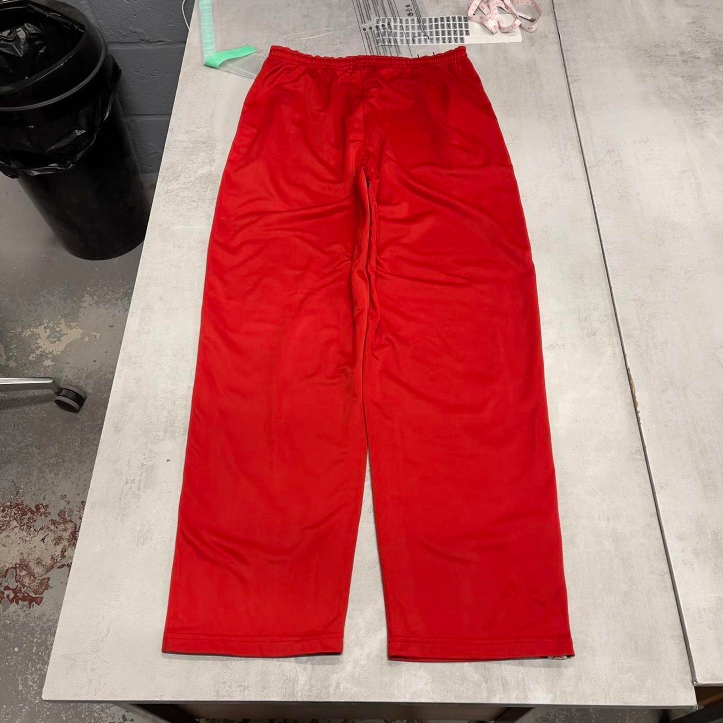 School Of Hard Knocks tracksuit bottoms XL red SOHK 90s style baggy trackies