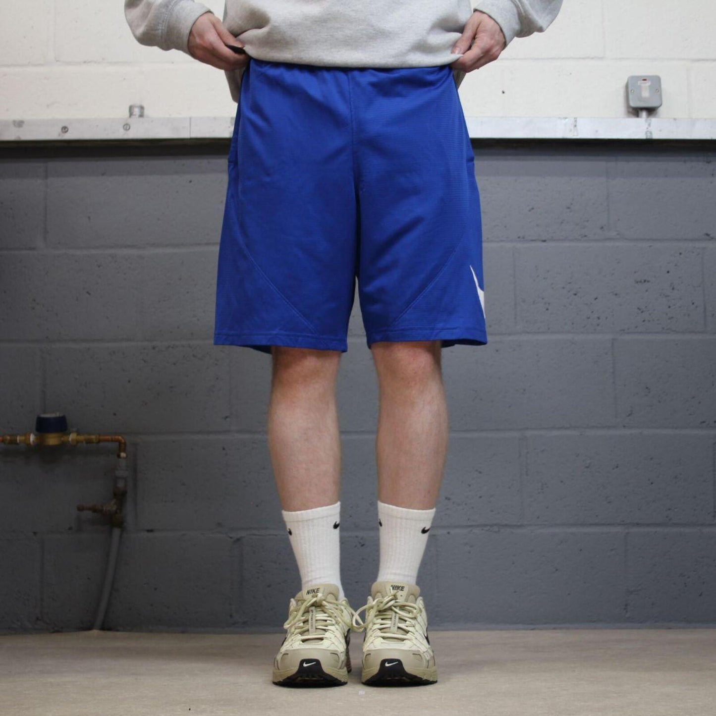 Nike sports shorts y2k Dri-Fit blue Casual style comfy loose floaty summer gym shorts