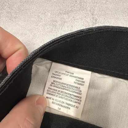 Black Dickies carpenter jorts W34 Loose canvas denim skate style shorts