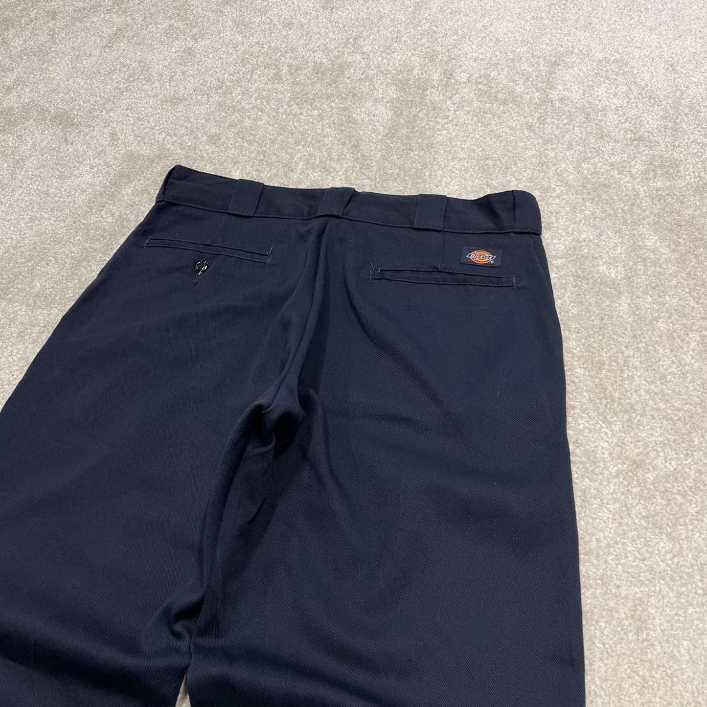 Navy Dickies 874 Pants W33L30 original fit twill chino 90s style skater pants