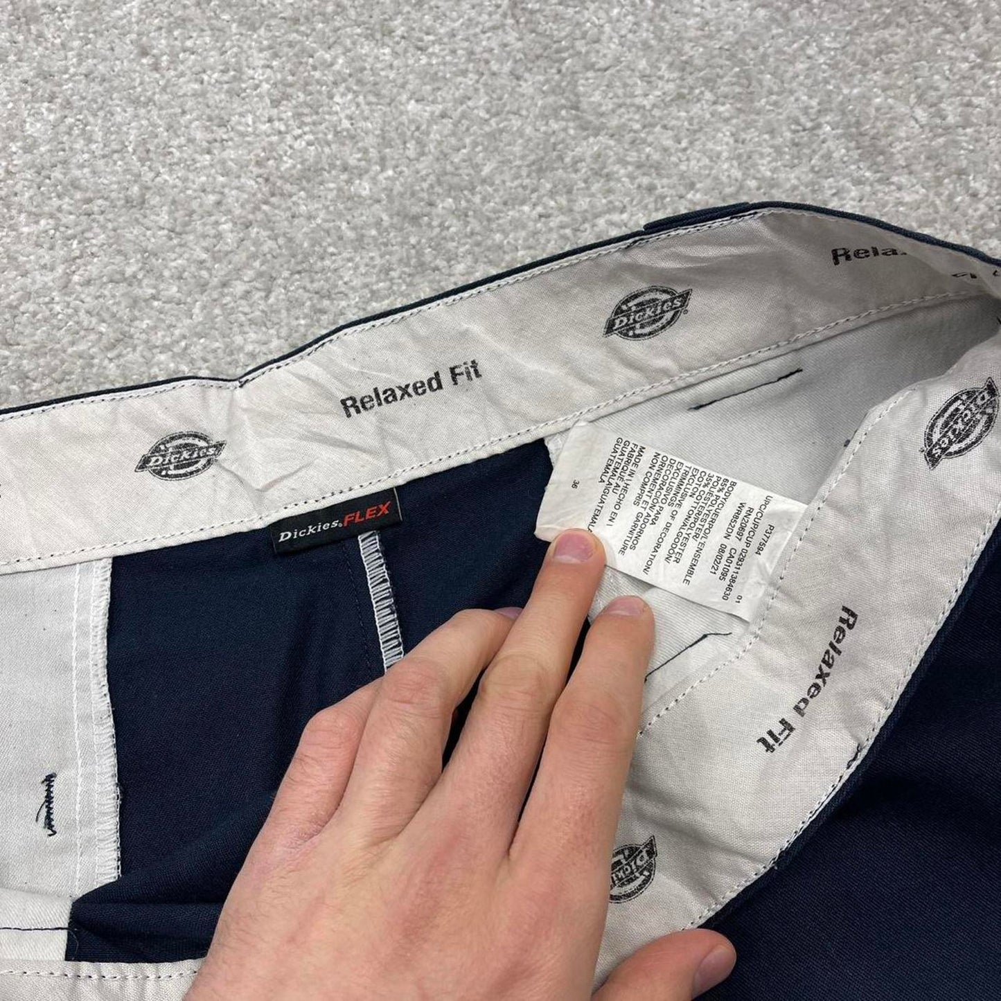 Y2k Dickies shorts skater style navy Loose leg chino summer festival shorts