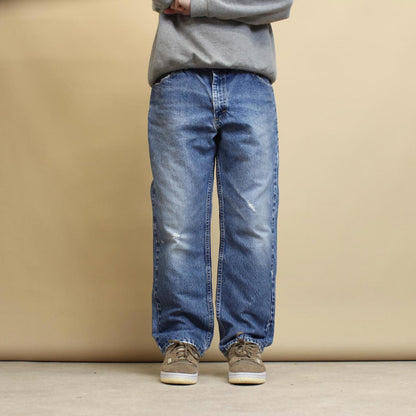 Blue Lee Jeans W36L29 denim 90s style skater pants