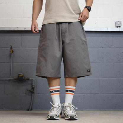 Baggy Grey Dickies carpenter shorts W42