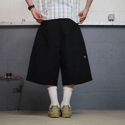 Dickies baggy stripe chino shorts black carpenter Stripey Skater / surf style shorts baggy fit