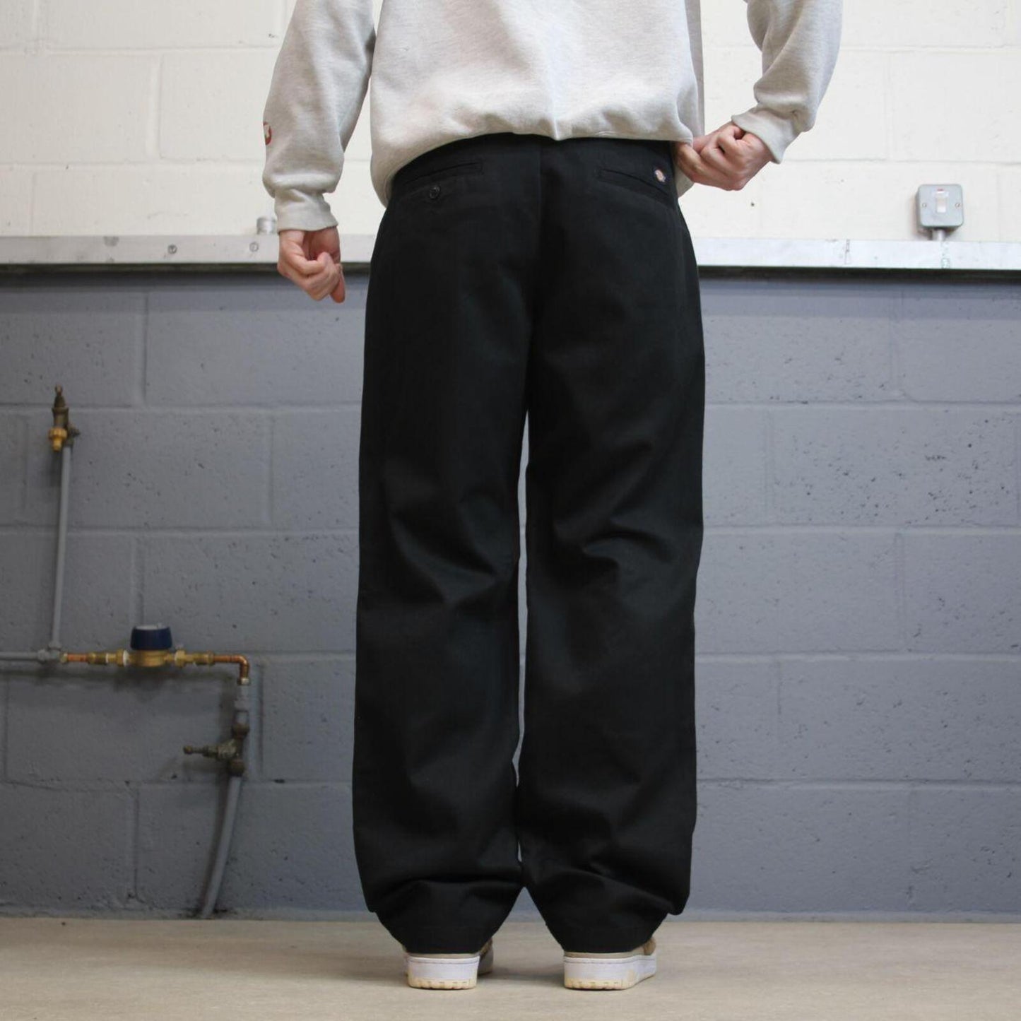 Y2K Dickies 774 skater work pants size 10 black skate trousers