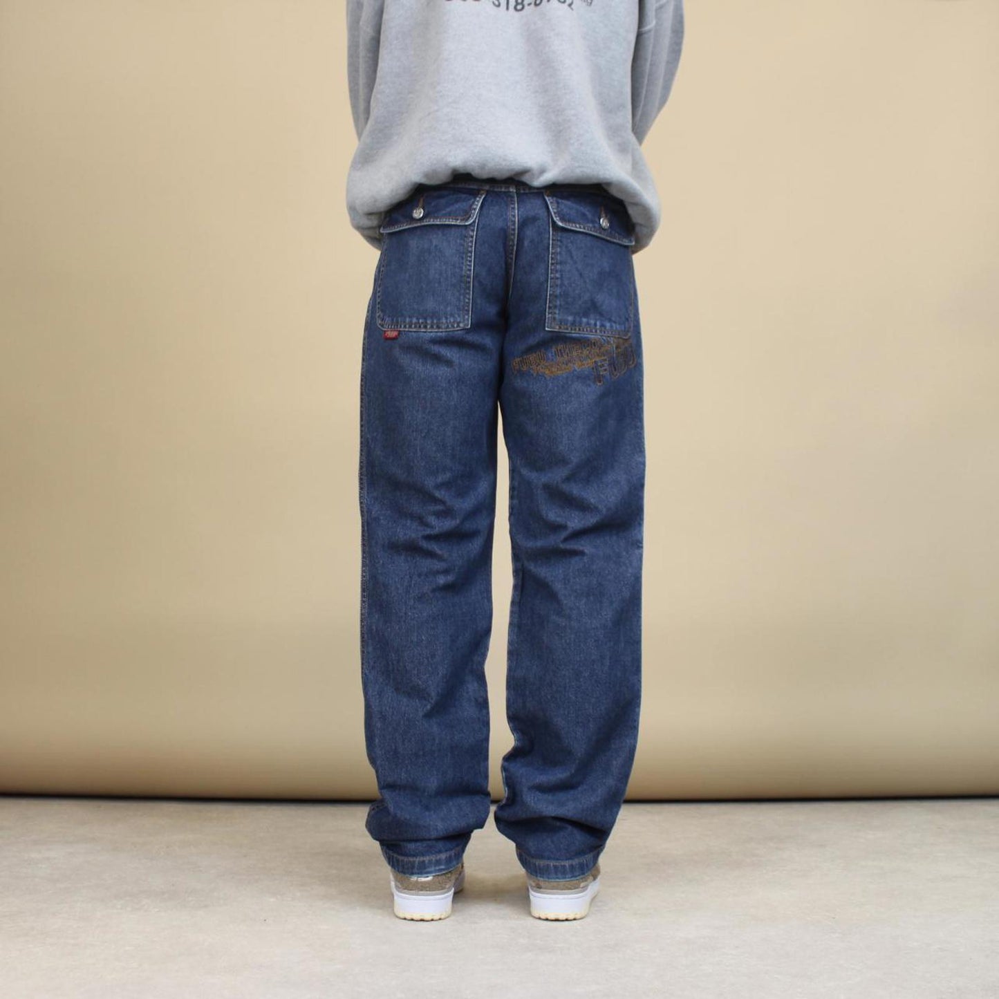 Blue embroidered FUBU jeans W28L33