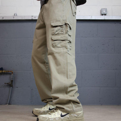 Wrangler cargo pants y2k khaki W32L32 Loose straight leg utility skater work pants