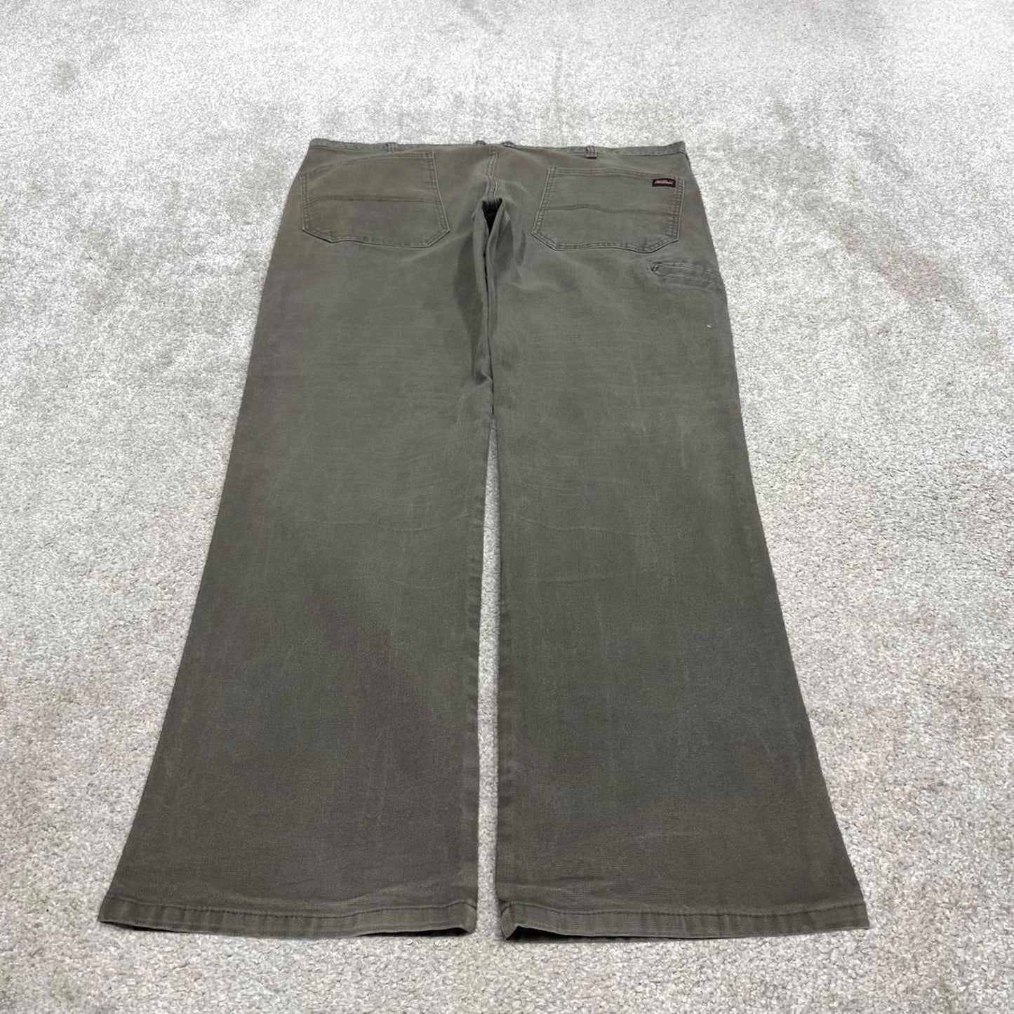90s Dickies carpenter jeans workwear W40L32 00s skate style green canvasy worker cargos
