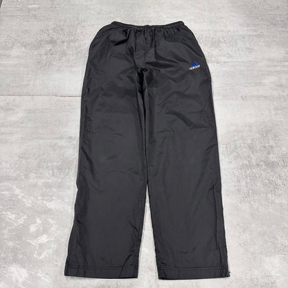 Baggy Adidas Trackies M loose y2k wide leg embroidered logo joggers