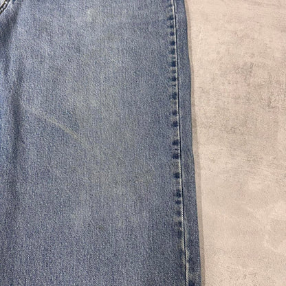 Levis jeans W38 L32 loose blue denim 90s style jeans red tab logo