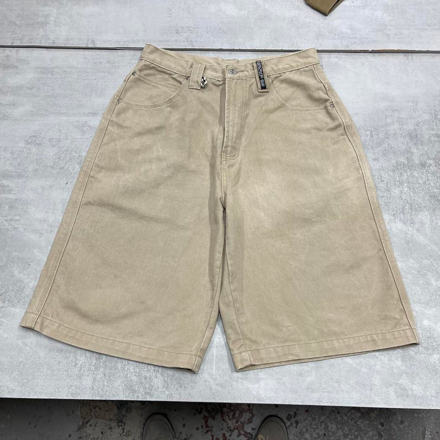 Baggy Southpole Urban Active embroidered jorts W32 long wide leg rare 90s style skater shorts