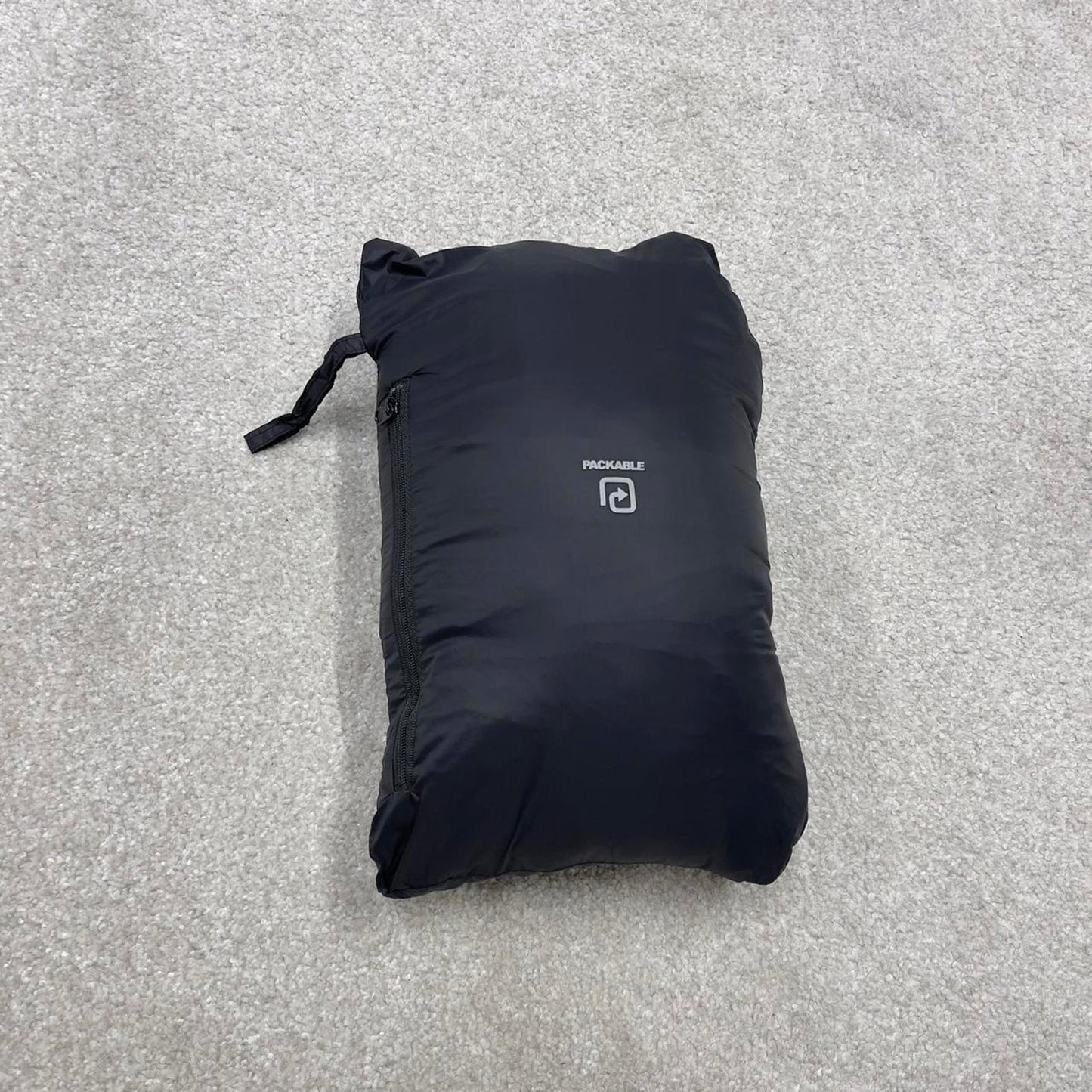 00s Quiksilver technical puffer jacket S men's black y2k style lightweight Packable Stowable coat