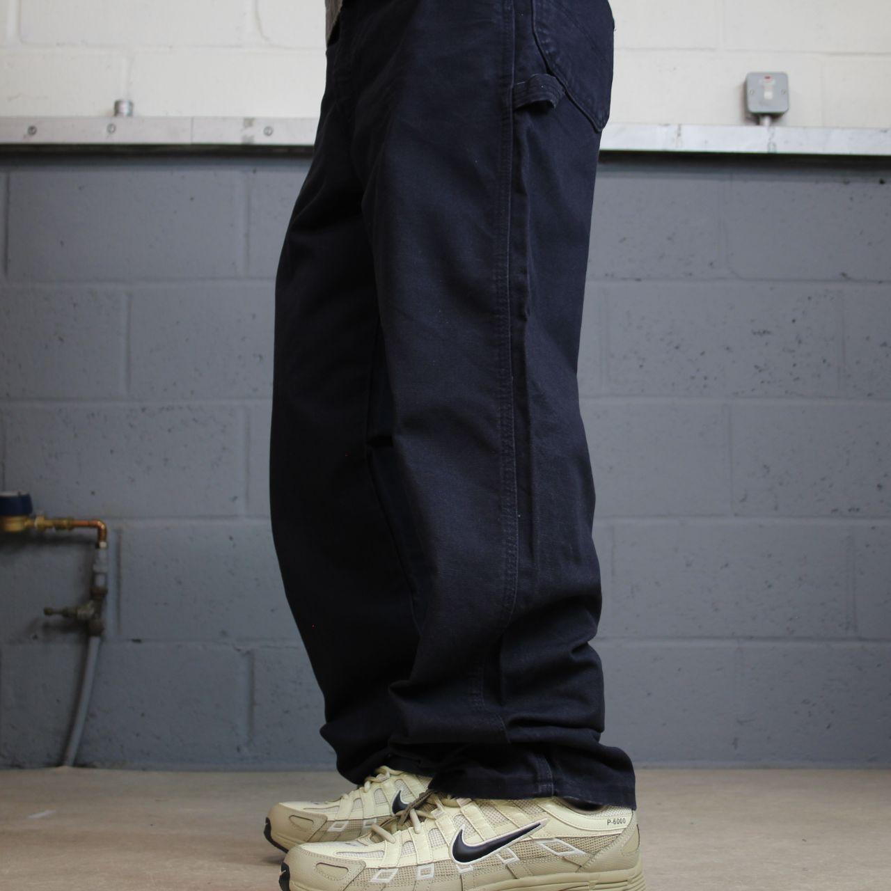 Bulwark FR denim carpenter jeans W36L32 navy Loose thick denim fire resistant utility cargo pants