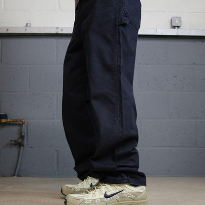 Bulwark FR denim carpenter jeans W36L32 navy Loose thick denim fire resistant utility cargo pants