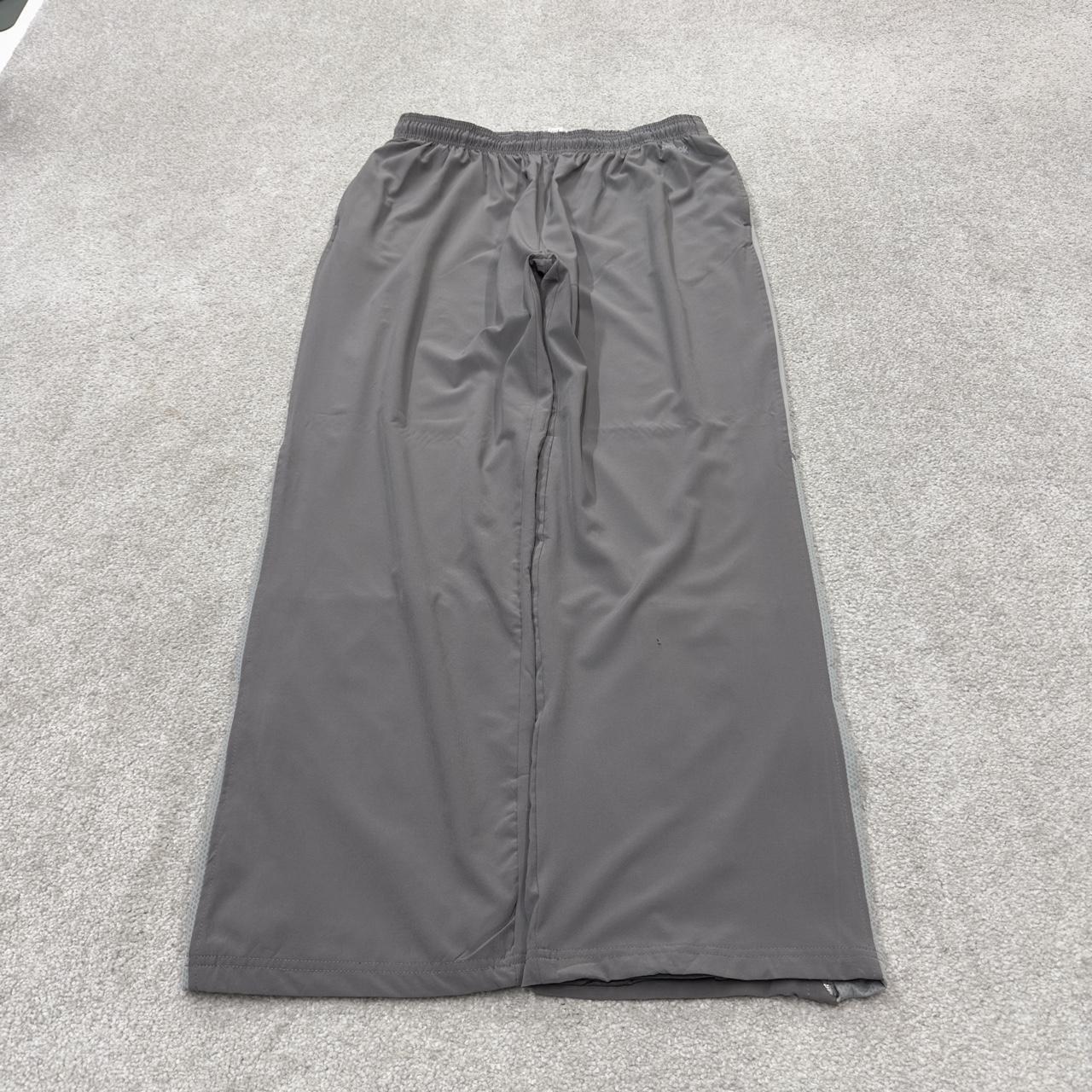 Baggy Y2K Reebok tracksuit bottoms grey XL Loose leg lined casual 2000s style track pants