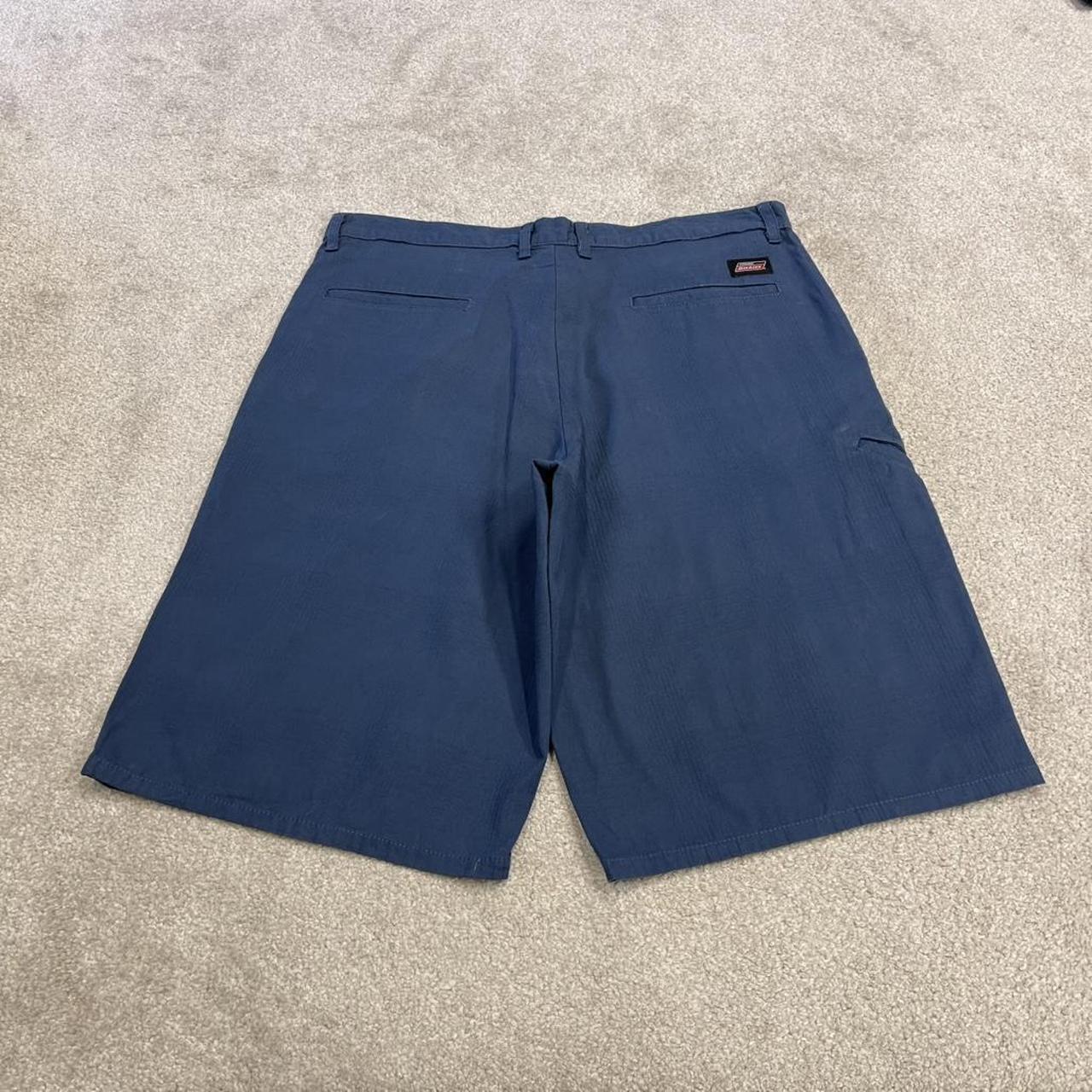 Dickies checkered chino shorts carpenter blue Chino skater / surf shorts loose fit festival